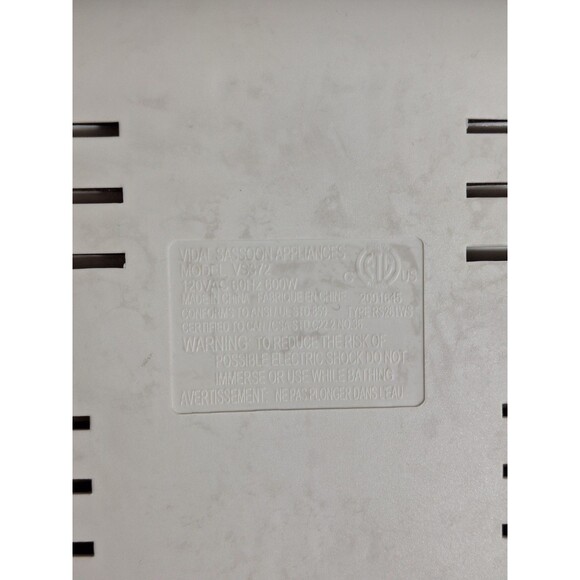 Vidal Sassoon Professional Hairsetter Hot Rollers 20 Curlers Model VS372 WORKS - Picture 5 of 7